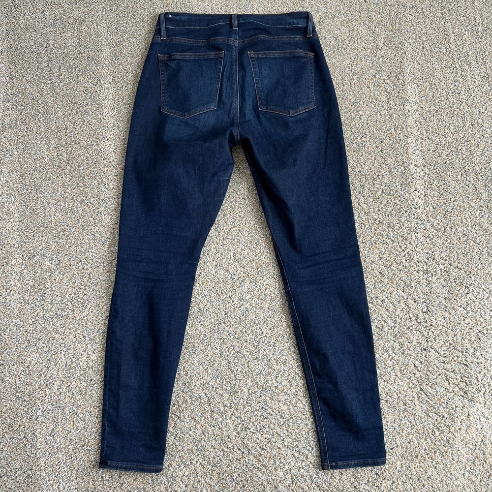 Loft Curvy Skinny Jeans Women's 26/2 Mid Rise Stretch Denim Dark Wash Casual - Picture 3 of 8
